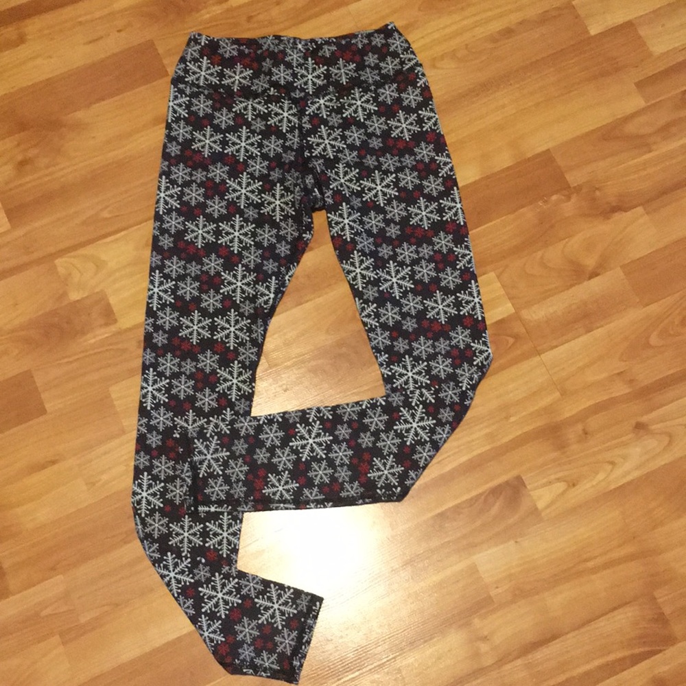 Snowflake running tights